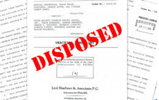 Case Status Disposed - Other Disposed